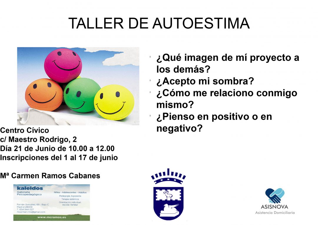El ayuntamiento ofrece un taller de autoestima a los vecinos del