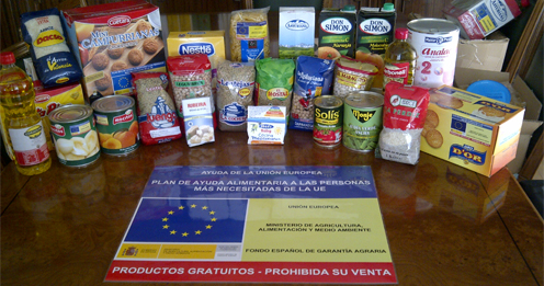 Protección Civil asume el servicio de reparto de alimentos del FEAD
