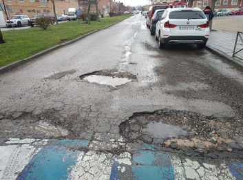 El Ayuntamiento comienza a reparar varias calles que se vieron afectadas tras el paso de la borrasca Filomena