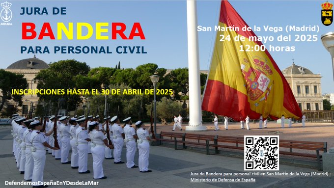 Abierto el plazo de inscripción para la Jura de bandera para población civil