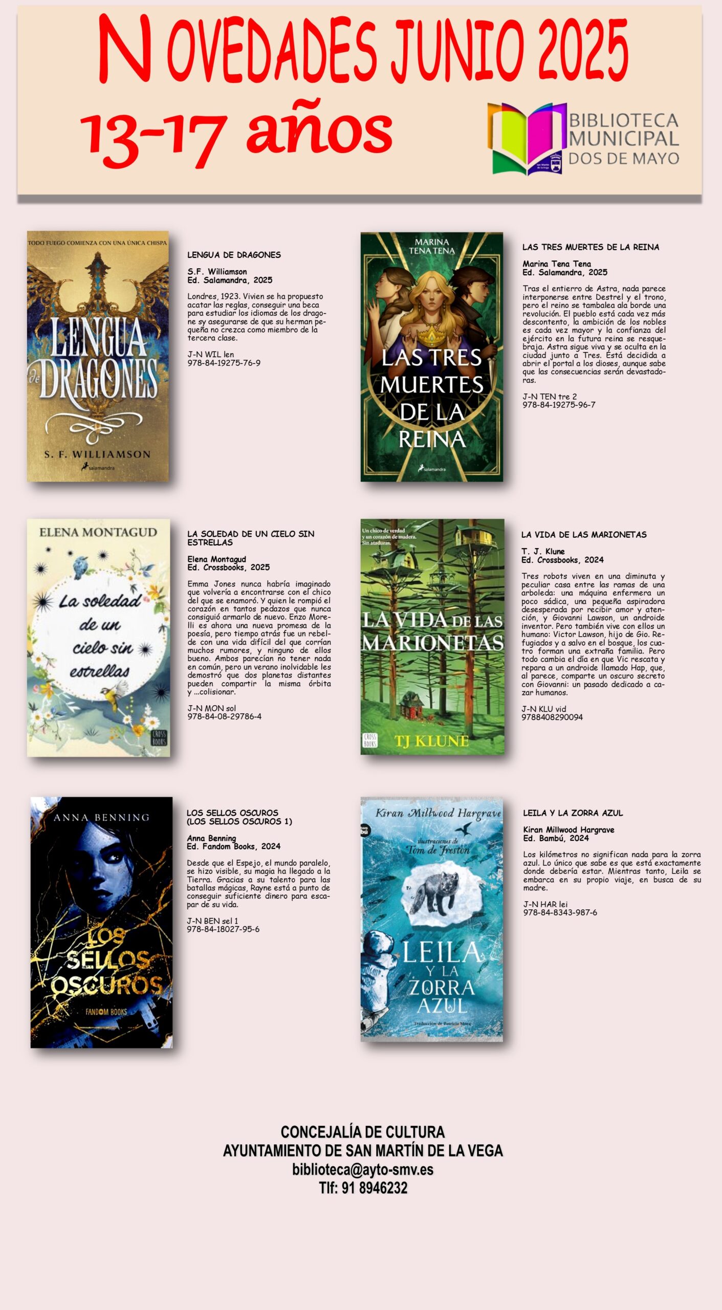 06 JUVENIL - Novedades JUNIO 2025