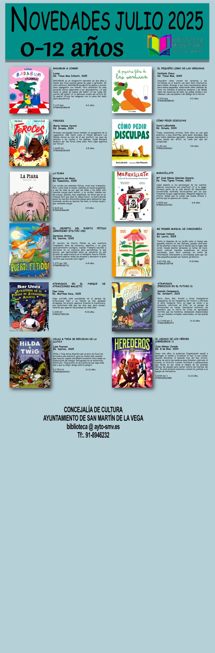 07 INFANTIL - Novedades JULIO 2025