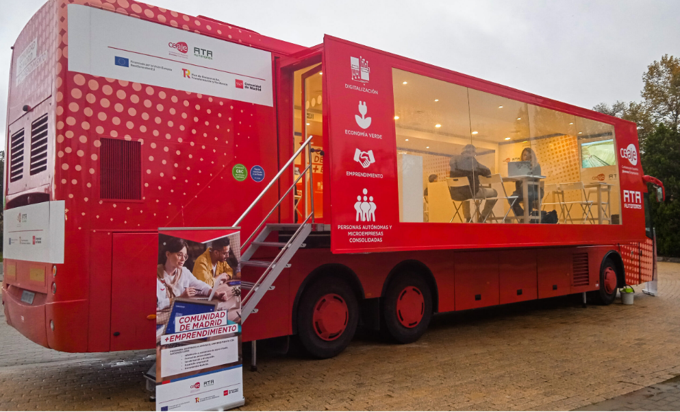 La Oficina Móvil de Emprendimiento y Economía Verde visitará San Martín de la Vega los días 26 y 27 de noviembre