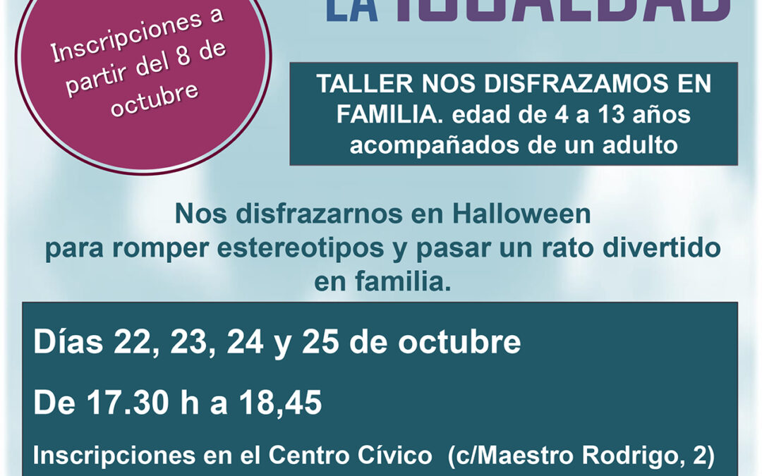 Talleres familiares “Otoño por la igualdad”