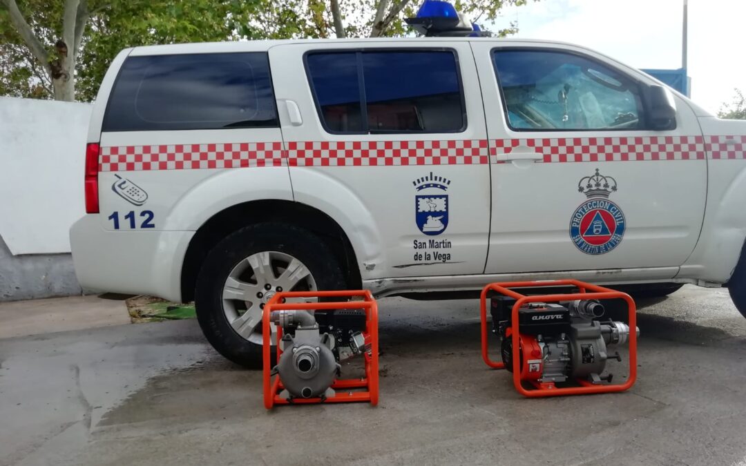 San Martín de la Vega adquiere nuevas inversiones para el grupo de voluntarios de Proteccion Civil