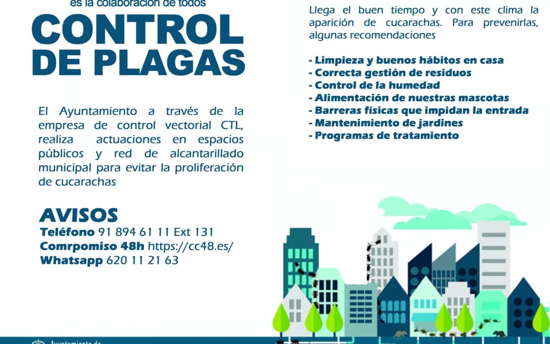 El Ayuntamiento de San Martín de la Vega realiza fumigaciones contra insectos