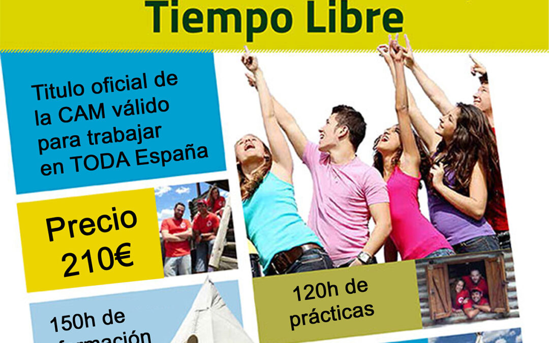 La concejalía de Juventud organiza el Curso de monitor de ocio y tiempo libre