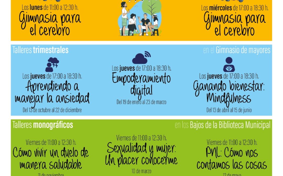 Escuela de Bienestar para los mayores del municipio