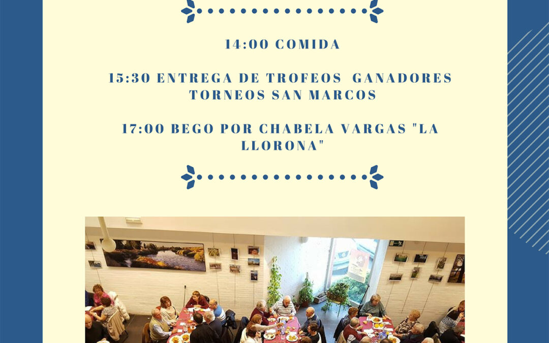 Comida del mayor «San Marcos 2019»