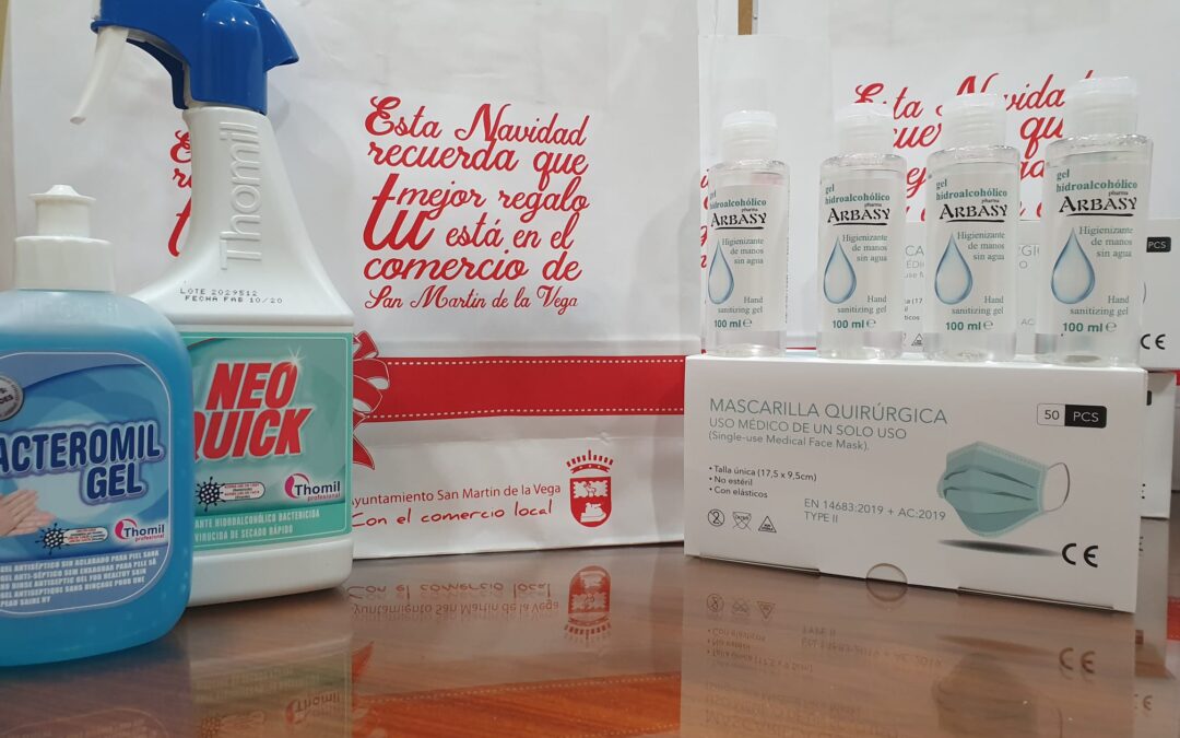 El Ayuntamiento distribuye un nuevo Kit “anti-COVID” para el comercio local