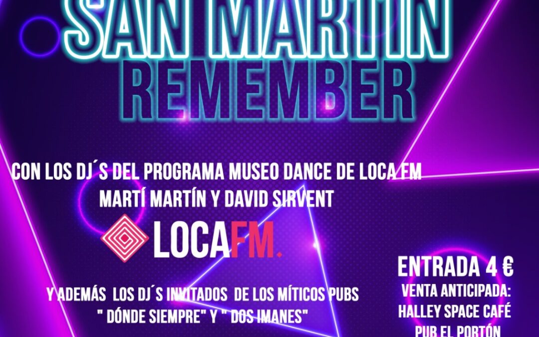 San Martín de la Vega celebrara un concierto “Remember” para despedir el verano