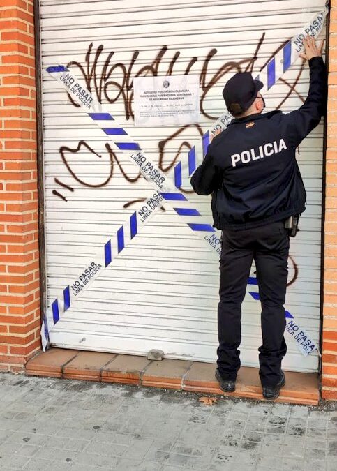 San Martín de la Vega clausura un local de apuestas por riesgo sanitario