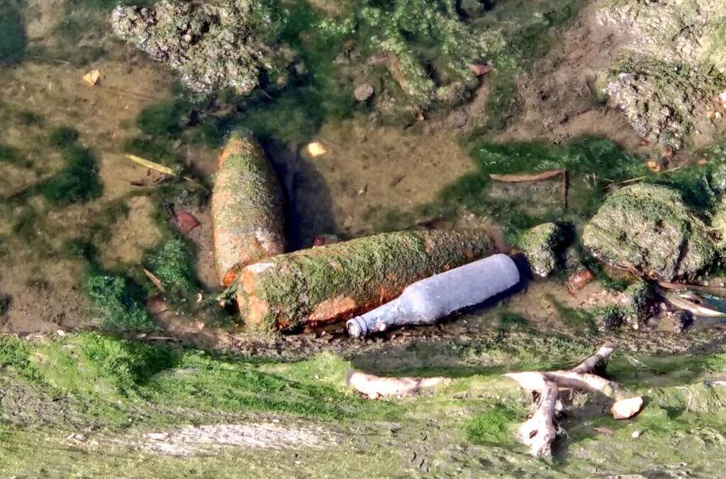 Localizados dos proyectiles de la Guerra Civil junto al Canal del Jarama