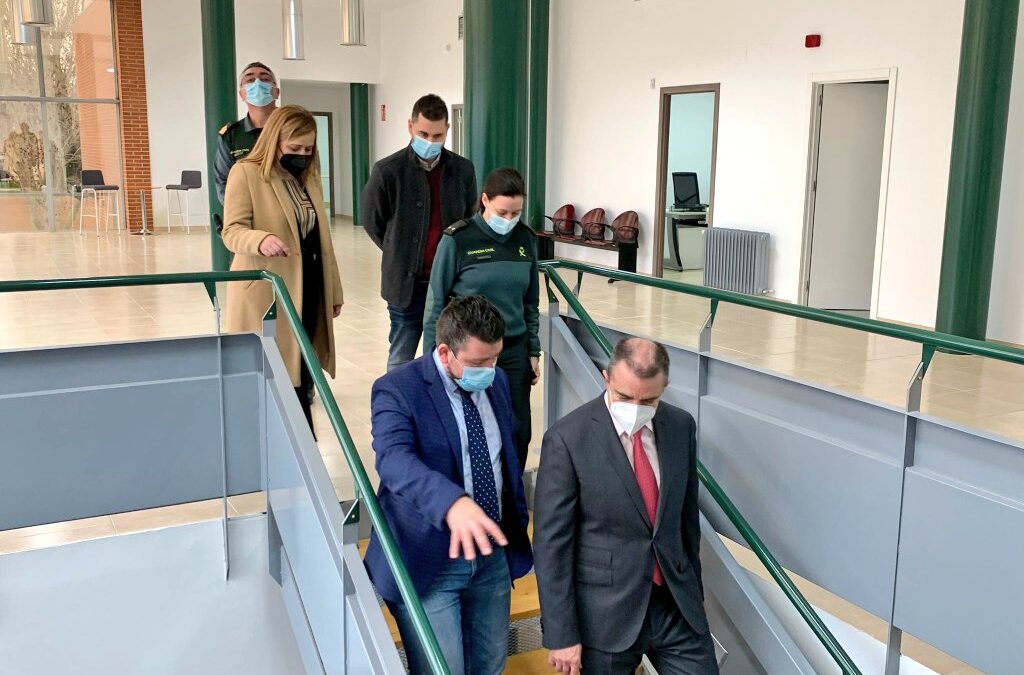 El Delegado del Gobierno visita las próximas instalaciones de la Guardia Civil