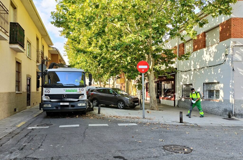 San Martín de la Vega pone en marcha un plan especial de limpieza y barrido de calles
