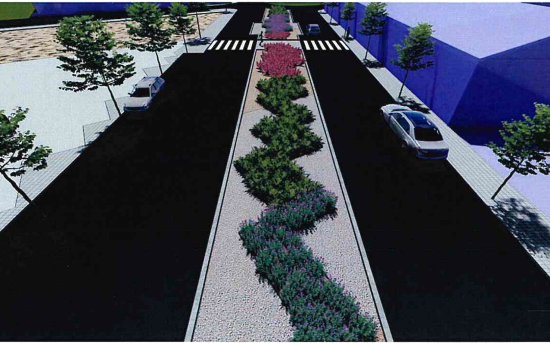 Comienzan las obras del nuevo parque infantil situado en la calle Rodrigo de Triana y la remodelación del parterre del Paseo Argentina