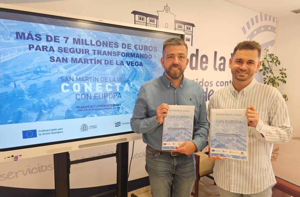 San Martín de la Vega consigue 3,14 millones de euros en Fondos Europeos