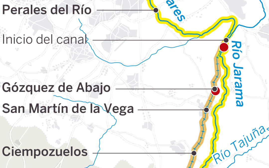 San Martín de la Vega pide explicaciones por el vertido de lodos radiactivos en el Jarama