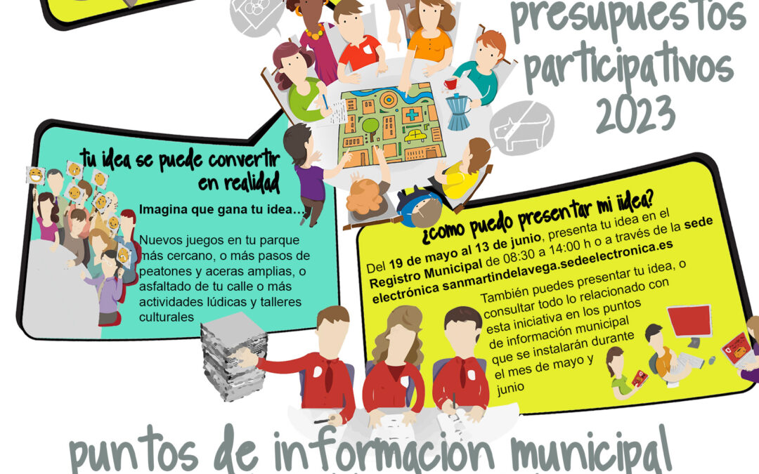 Un año mas regresan los presupuestos participativos a San Martín de la Vega