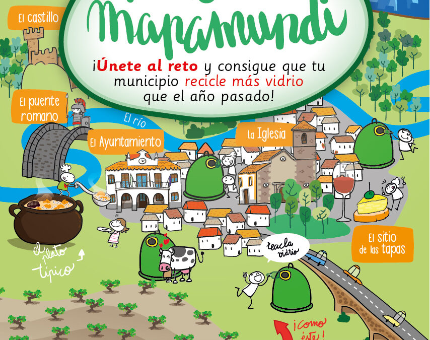 San Martín de la Vega se suma al “Reto Mapamundi” para aumentar el reciclaje de vidrio