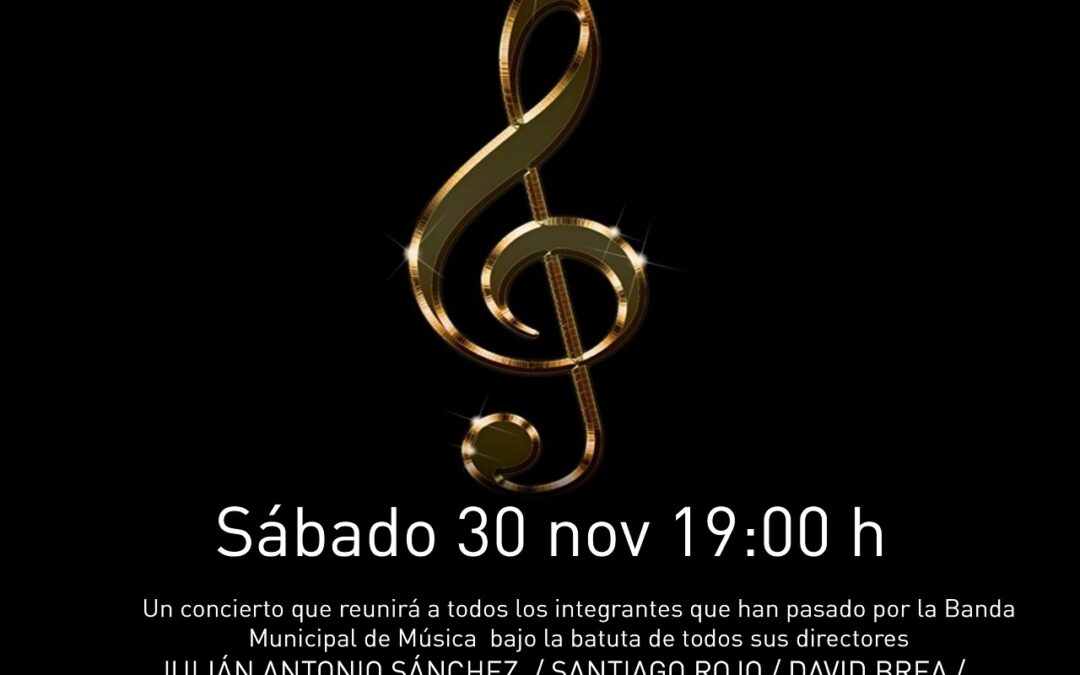 Clausuramos los 40 años de andadura de la Banda Municipal de Música de San Martín de la Vega con el Concierto de Santa Cecilia