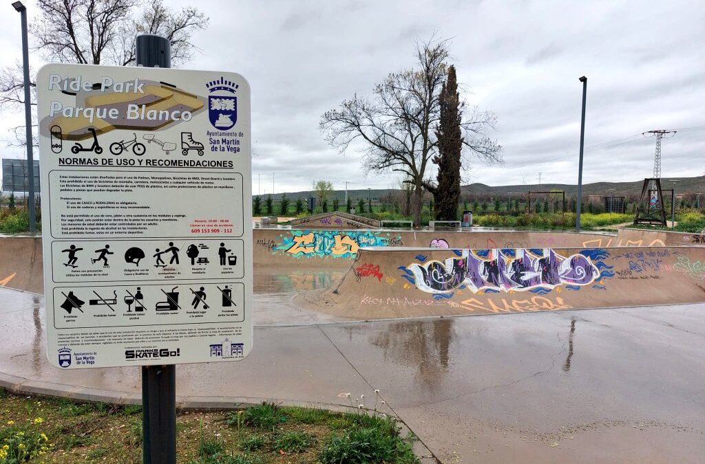 San Martín de la Vega reclama la recepción de las obras del skatepark de Parqueblanco