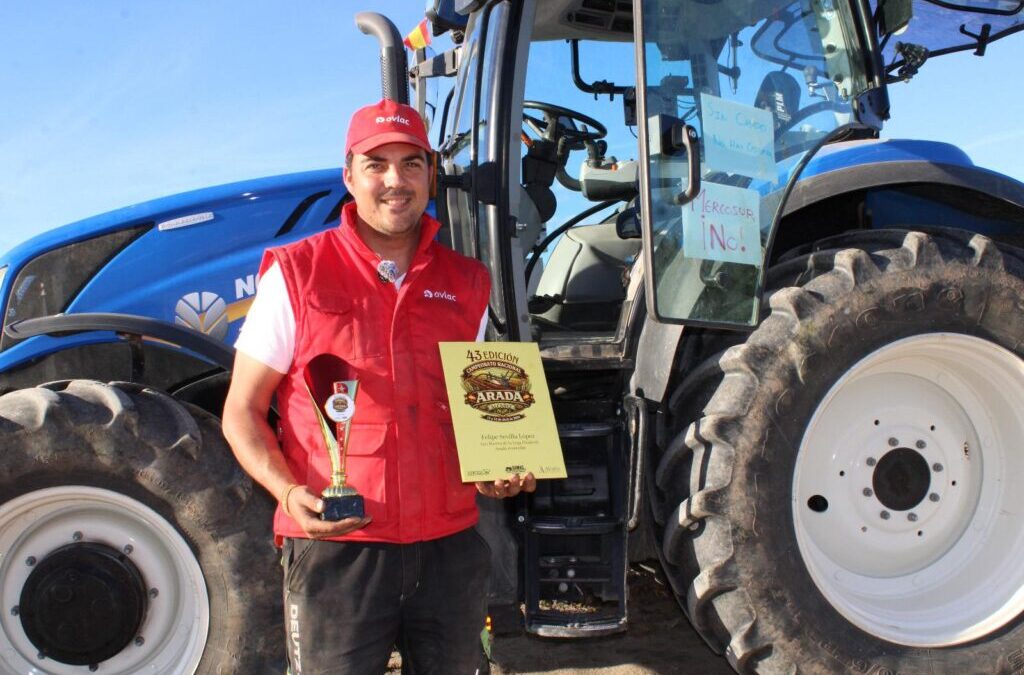 Felipe Sevilla, campeón de España de arada, llevará el nombre de San Martín de la Vega al mundial