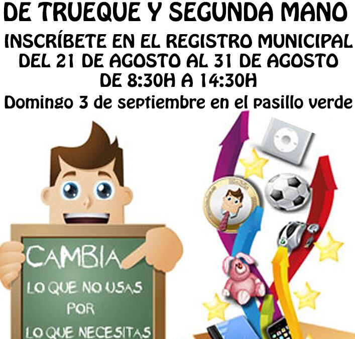 XI mercadillo del trueque y segunda mano