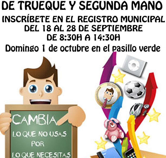 XII mercadillo del trueque y segunda mano