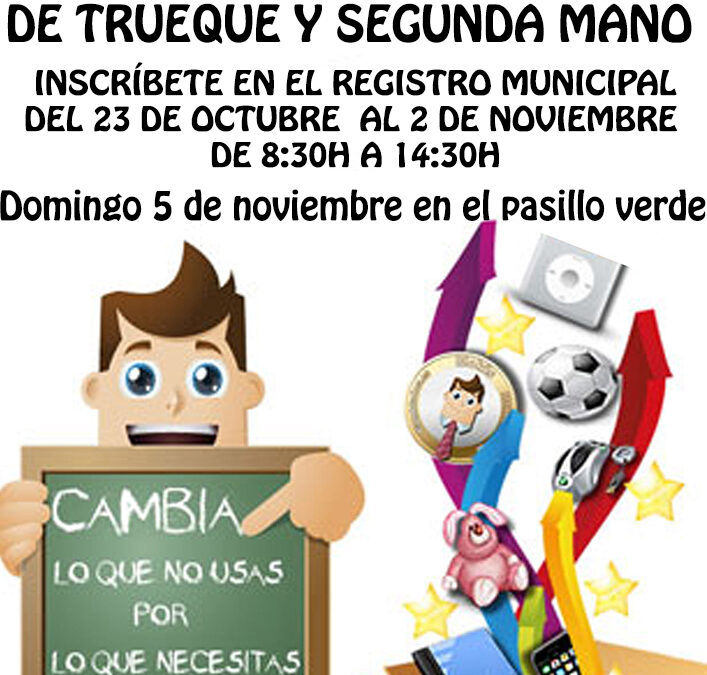 XIII mercadillo del trueque y segunda mano