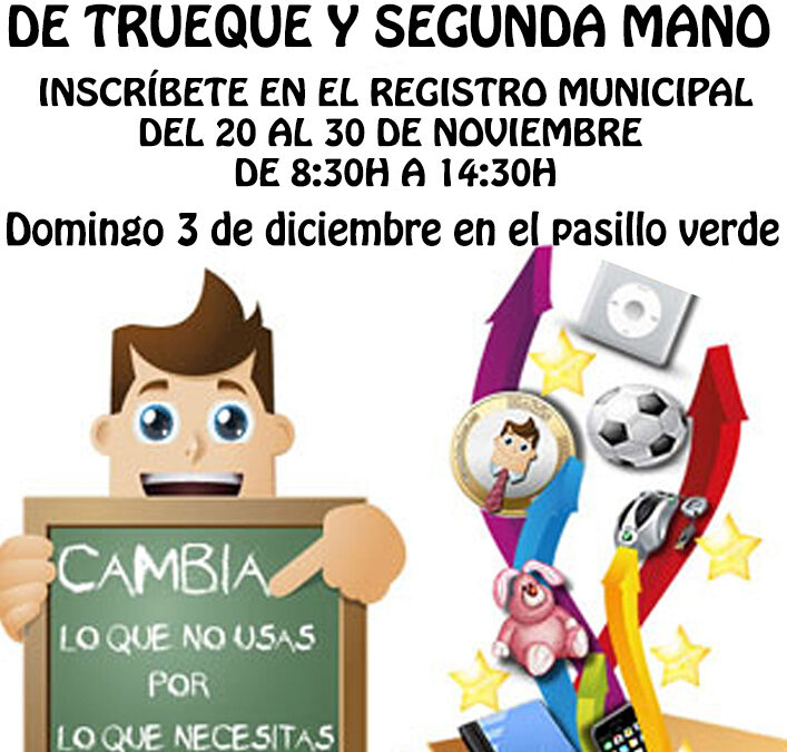 XIV mercadillo de trueque y segunda mano