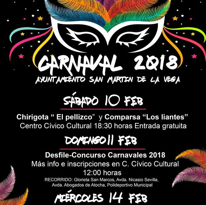 Vive «El Carnaval 2018» en San Martín de la Vega