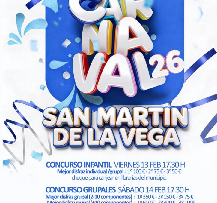 San Martín de la Vega se prepara para el Carnaval 2026