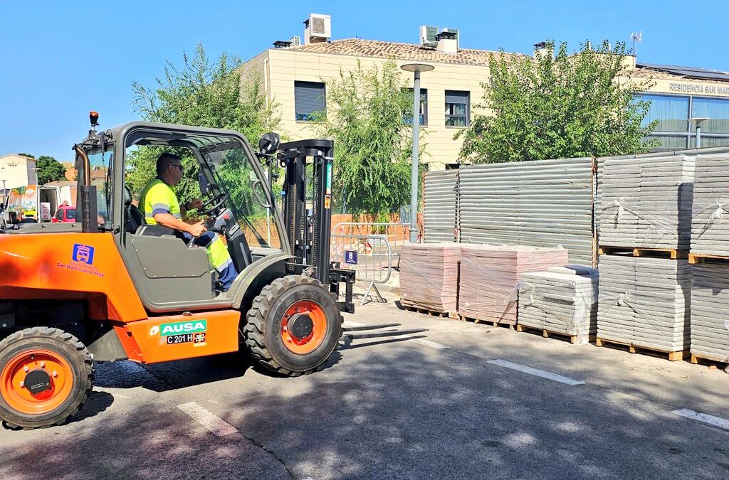 San Martín de la Vega estrena una nueva carretilla elevadora