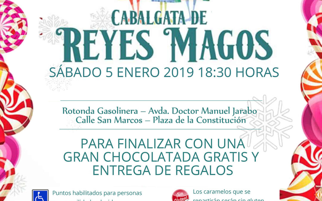 Todo preparado para la visita de sus majestades los Reyes Magos en la tradicional cabalgata