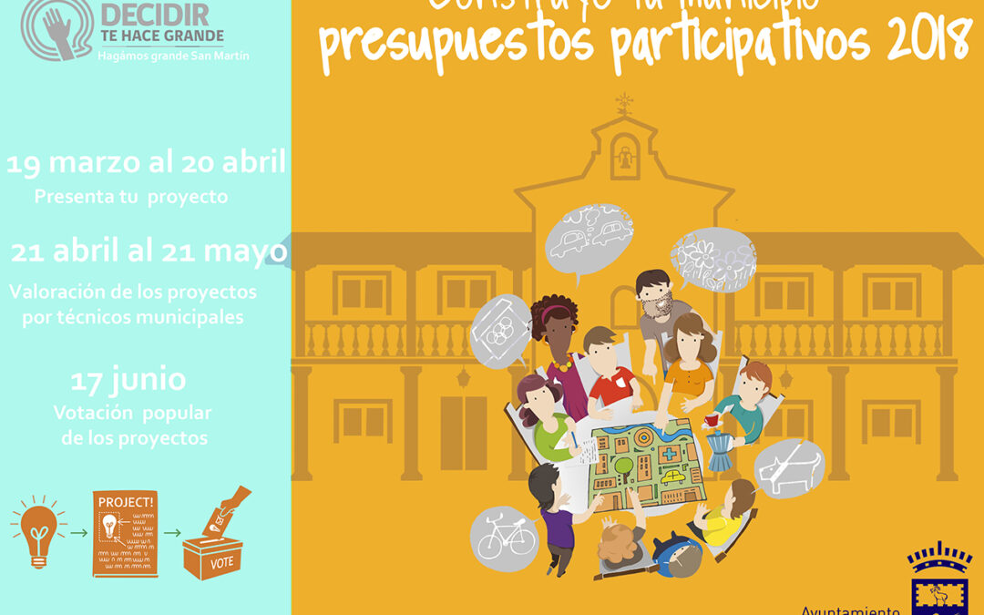 San Martín de la Vega pone en marcha los Presupuestos Participativos 2018