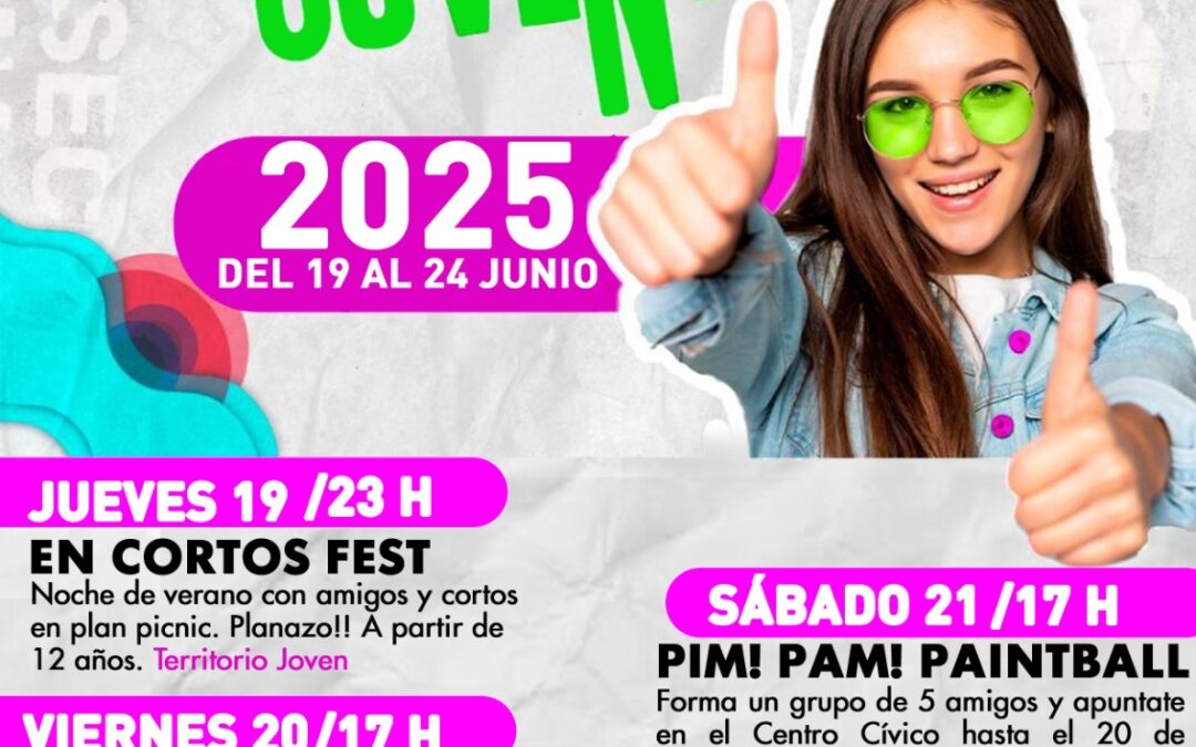 Llega la semana de la juventud con un cartel repleto de actividades