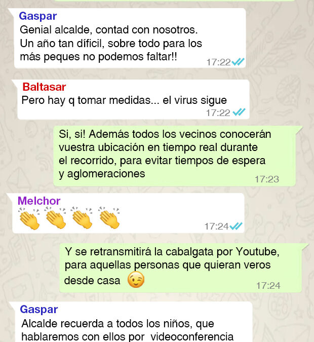 Confirmada la visita de sus Majestades los Reyes de Oriente la noche del 5 de enero