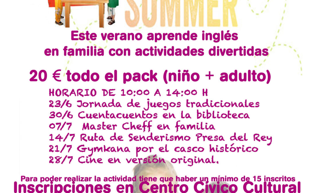 English Summer una nueva actividad para este verano