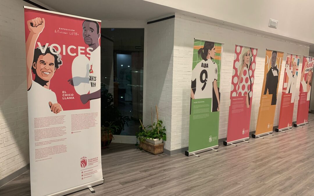 San Martín de la Vega acoge la exposición “Referentes LGBTIQ+: Voices” del 5 al 30 de mayo.