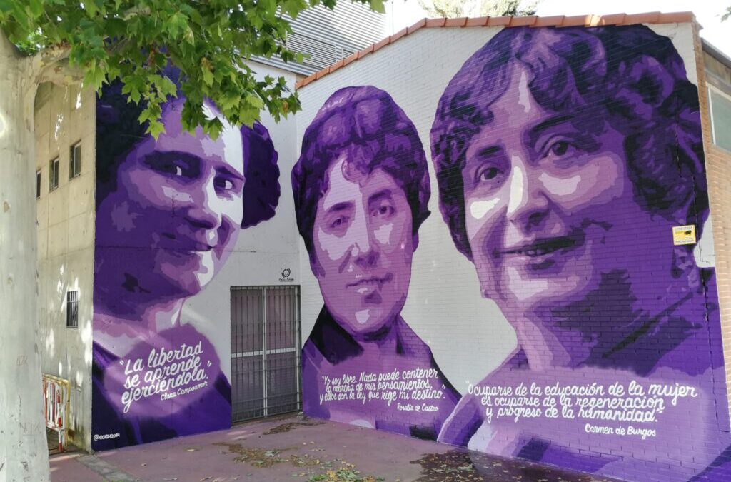 Un nuevo mural para reivindicar el papel importante de la mujer en la historia