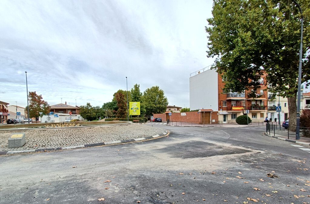 Finalizan las obras de reparación del hundimiento de la rotonda del Pasillo Verde