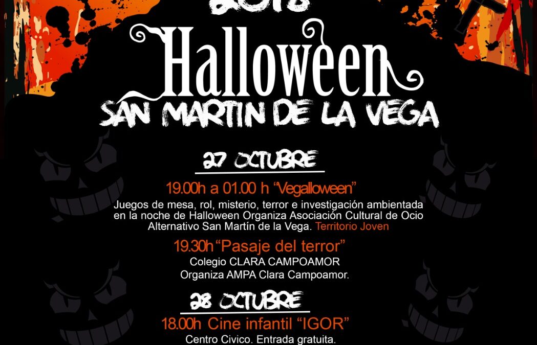 Vive un Halloween de miedo  en San Martín de la Vega