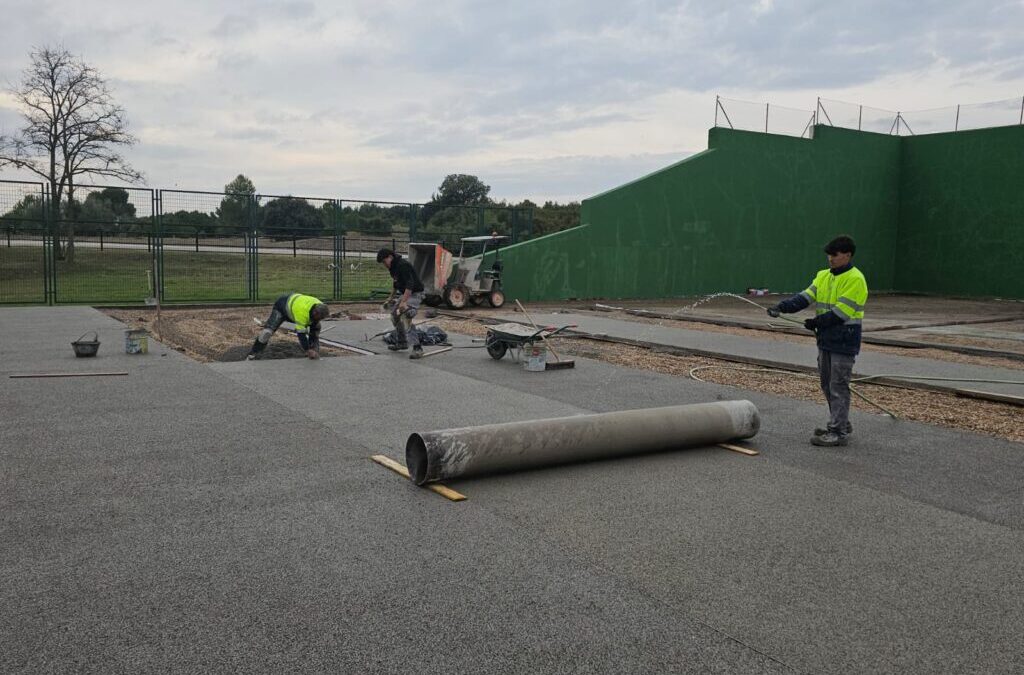 San Martín de la Vega renueva las pistas deportivas del poblado de “La Marañosa”