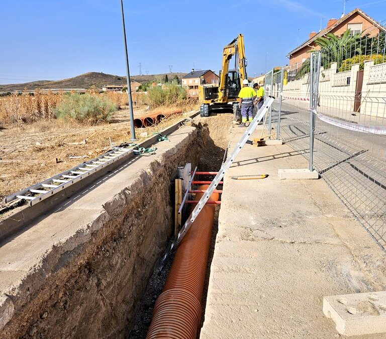 En marcha las obras de renovación de colectores en San Martín de la Vega