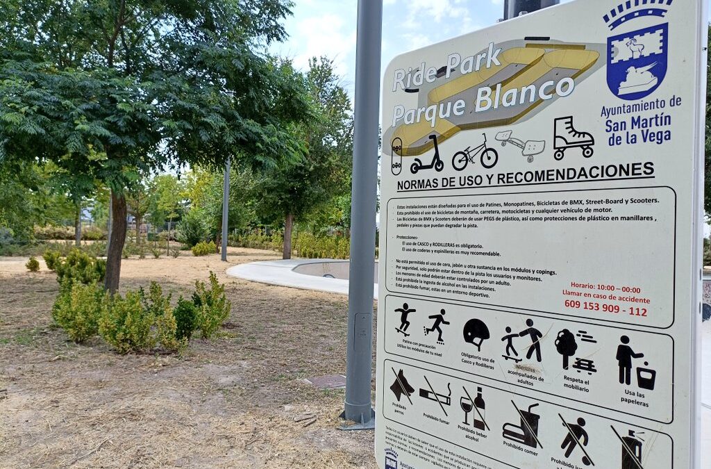 San Martín de la Vega estrena el nuevo skatepark “Andrea Benítez”