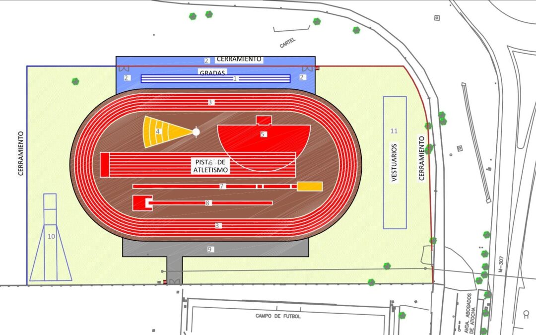 Adjudicado el proyecto de la nueva pista de atletismo de San Martín de la Vega