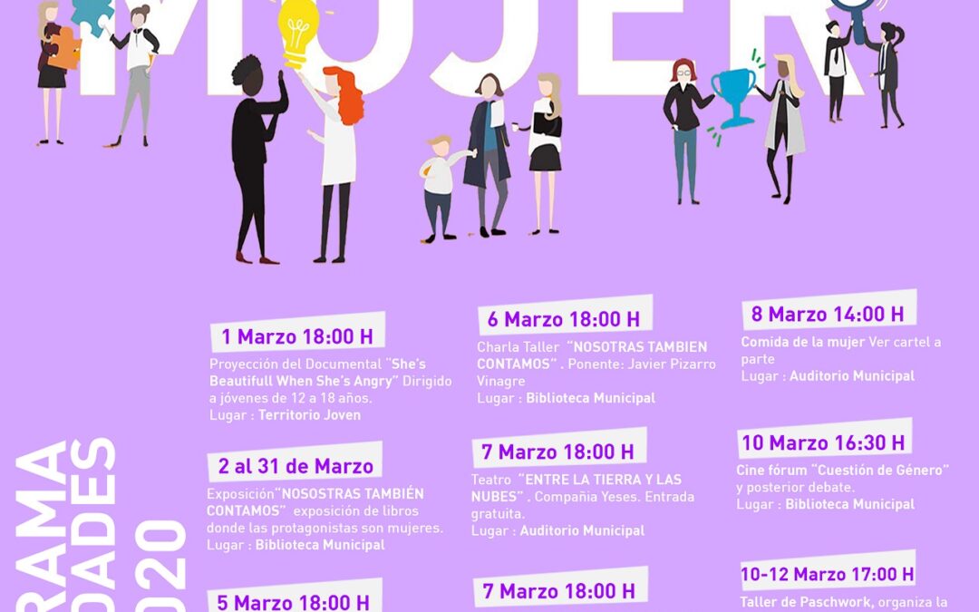 El Ayuntamiento organiza actividades para reivindicar la igualdad con motivo del Día Internacional de la Mujer