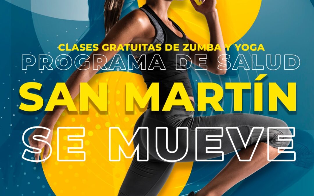 «San Martín se mueve» clases gratuitas de deporte al aire libre