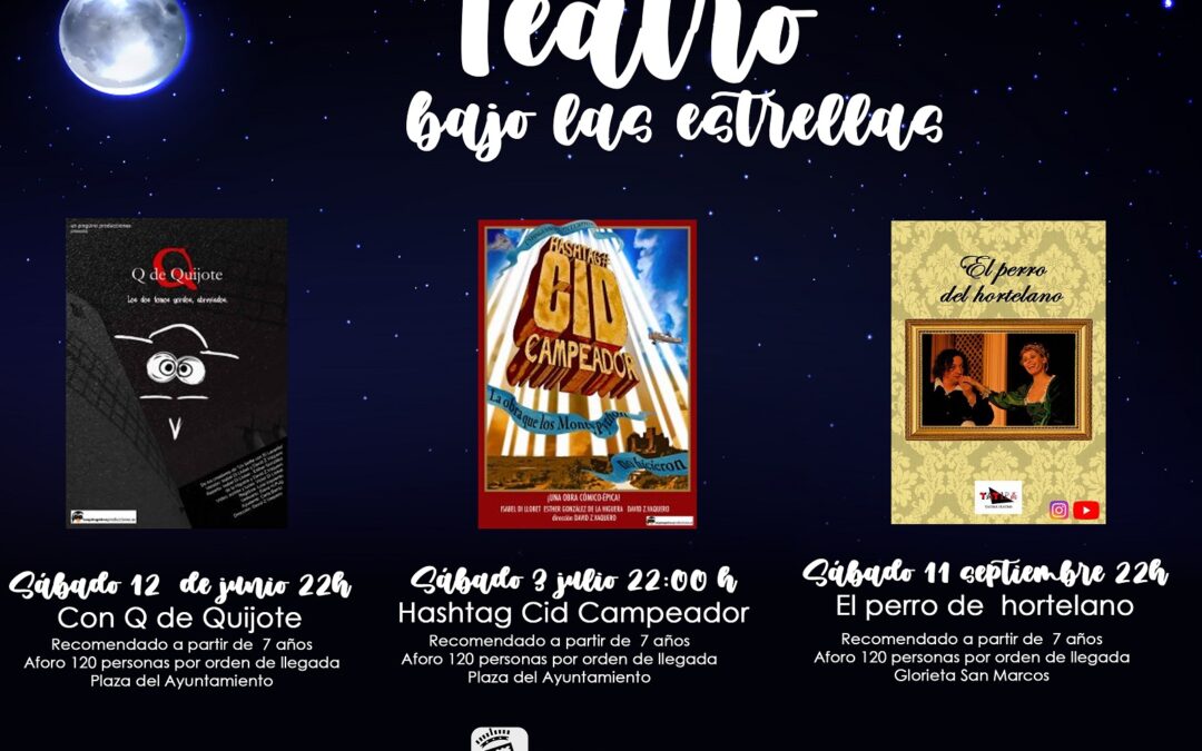 “Teatro bajo las estrellas”, este verano en San Martín de la Vega